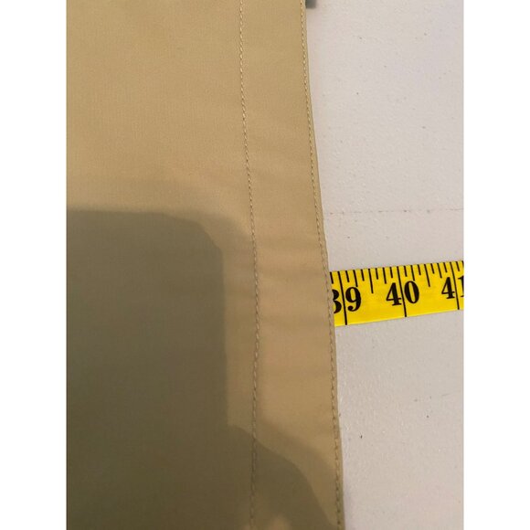 Michael Kors Trench Coat Beige Double-Breasted 39" Long Large - Picture 8 of 14